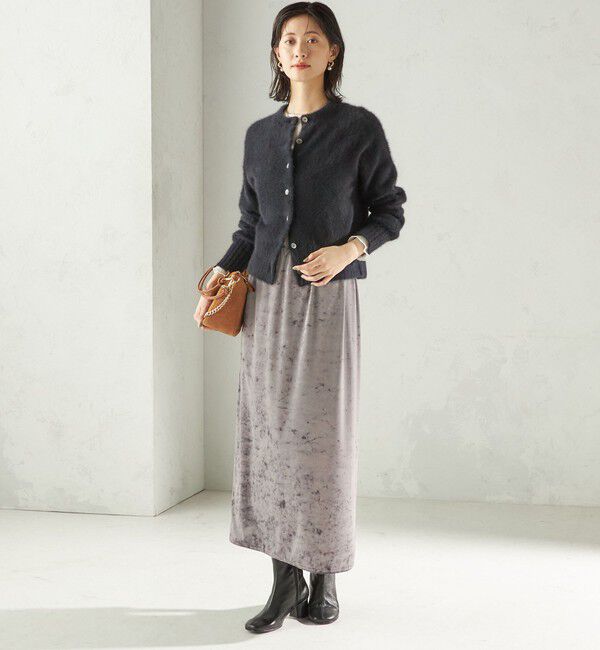 SHIPS for women「〈手洗い可能〉フォックス クルーネック ニット カーディガン」|カーディガン|