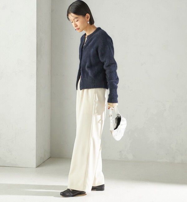 SHIPS for women「〈手洗い可能〉フォックス クルーネック ニット カーディガン」|カーディガン|