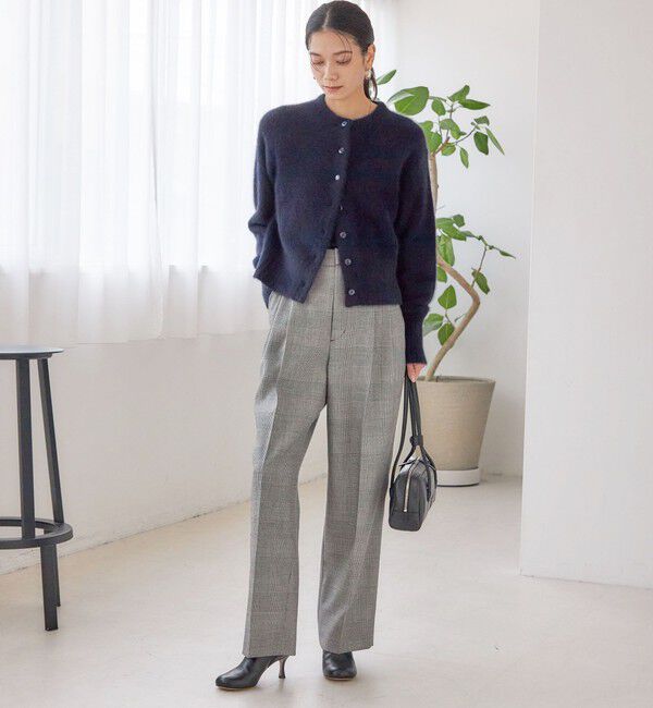 SHIPS for women「〈手洗い可能〉フォックス クルーネック ニット カーディガン」|カーディガン|