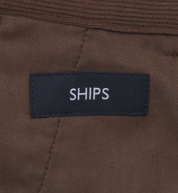 SHIPS「SHIPS:〈手洗い可能〉トリコット コーデュロイ スラックス (セットアップ対応)」|スラックス|