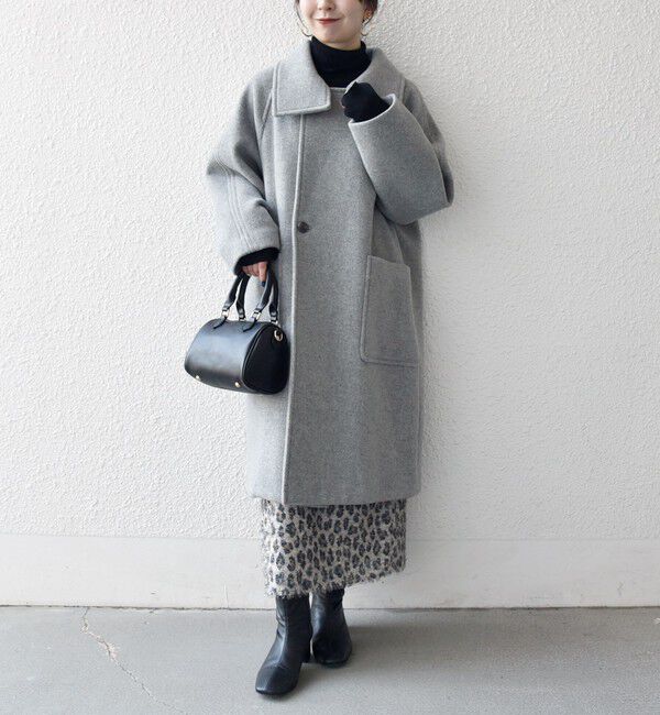 SHIPS any「SHIPS any: PURE WOOL スタンド ＆ ビッグカラー コート」|その他|