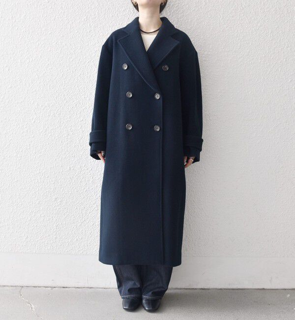 SHIPS any「【WEB限定】SHIPS any: PURE WOOL ロング テーラード コート」|チェスターコート|