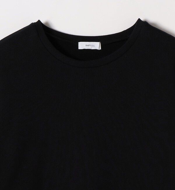 SHIPS any「SHIPS any:〈洗濯機可能〉裏起毛 パールモチーフ 刺繍 ワイド スウェット」|スウェット・ジャージ|