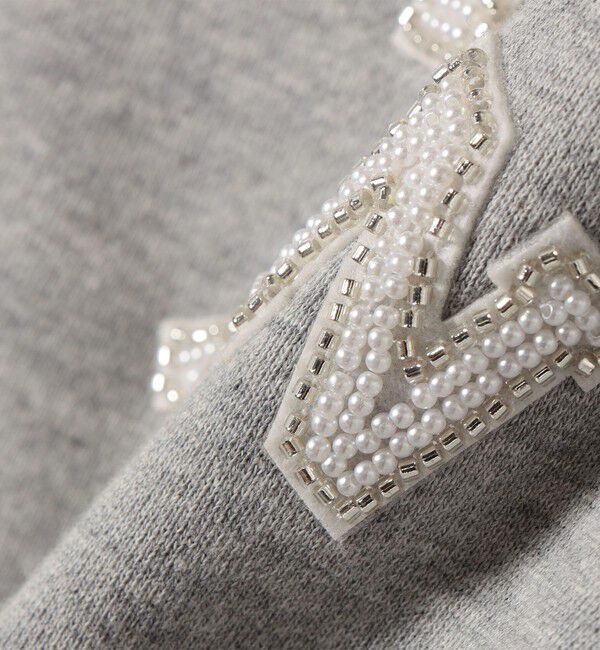 SHIPS any「SHIPS any:〈洗濯機可能〉裏起毛 ビジュー コンパクト スナップ カーディガン」|カーディガン|