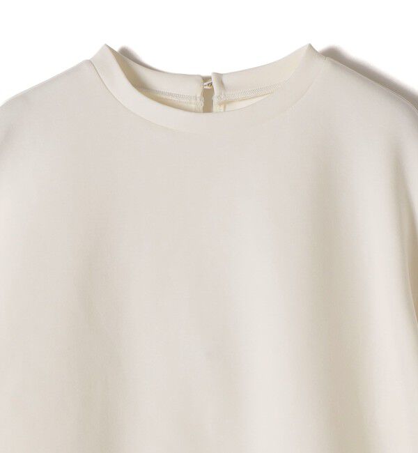 SHIPS for women「【WEB限定】〈手洗い可能〉サイド スリット フリル ダンボール カットソー」|Tシャツ・カットソー|