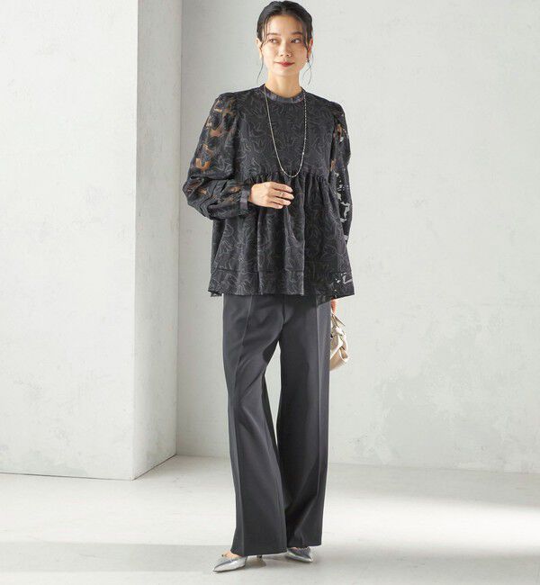 SHIPS for women「〈手洗い可能〉IPEKER オパール 加工 ブラウス（セレモニー対応可）」|シャツ・ブラウス|