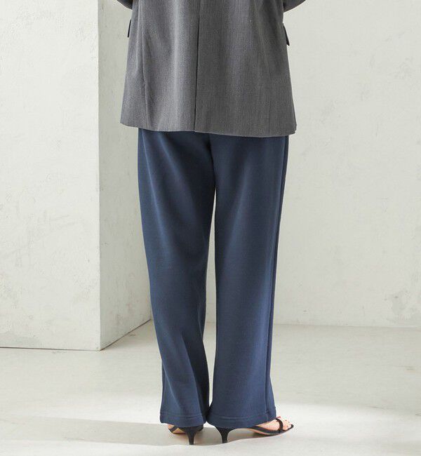 SHIPS for women「〈洗濯機可能〉AZUMA 裏毛 刺繍 パンツ」|その他|