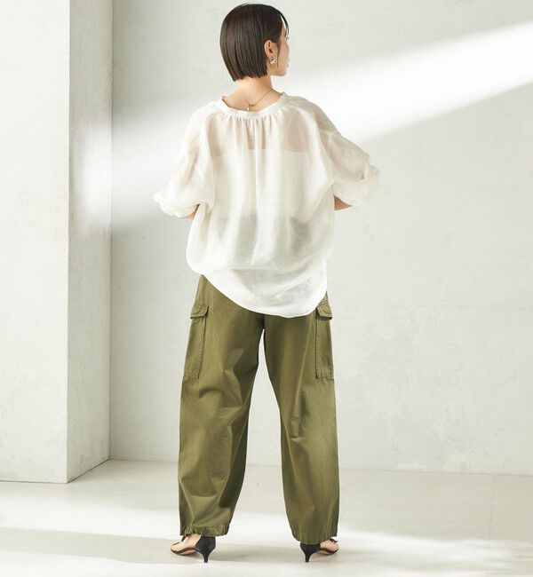 SHIPS for women「【SHIPS別注】GUNG HO:〈洗濯機可能〉パラシュート パンツ」|カーゴ|