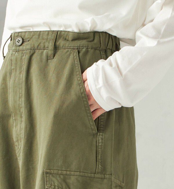 SHIPS for women「【SHIPS別注】GUNG HO:〈洗濯機可能〉パラシュート パンツ」|カーゴ|