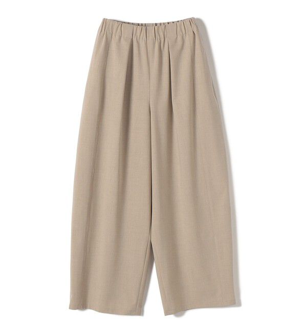 SHIPS for women「〈手洗い可能〉トロ ピン ストライプ / 無地 ウエスト ギャザー パンツ」|その他|