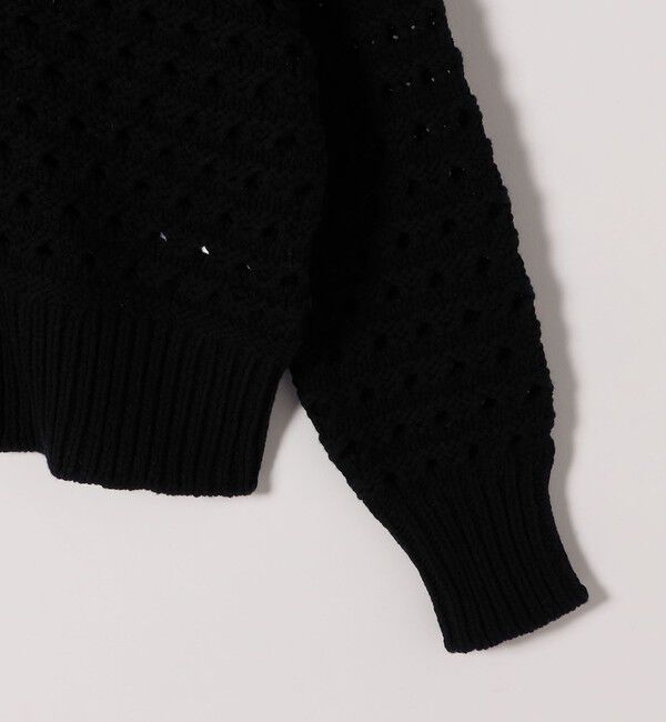 SHIPS any「SHIPS any:〈手洗い可能〉コットン ミックス 透かし編み Vネック カーディガン」|カーディガン|