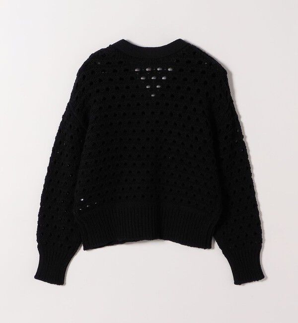 SHIPS any「SHIPS any:〈手洗い可能〉コットン ミックス 透かし編み Vネック カーディガン」|カーディガン|