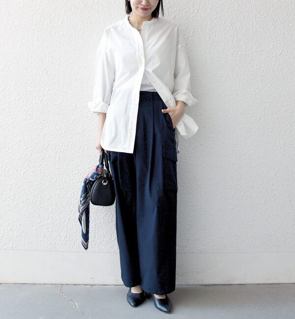 SHIPS any「【WEB限定】SHIPS any:〈洗濯機可能〉タイプライター イージー カーゴ パンツ」|カーゴ|