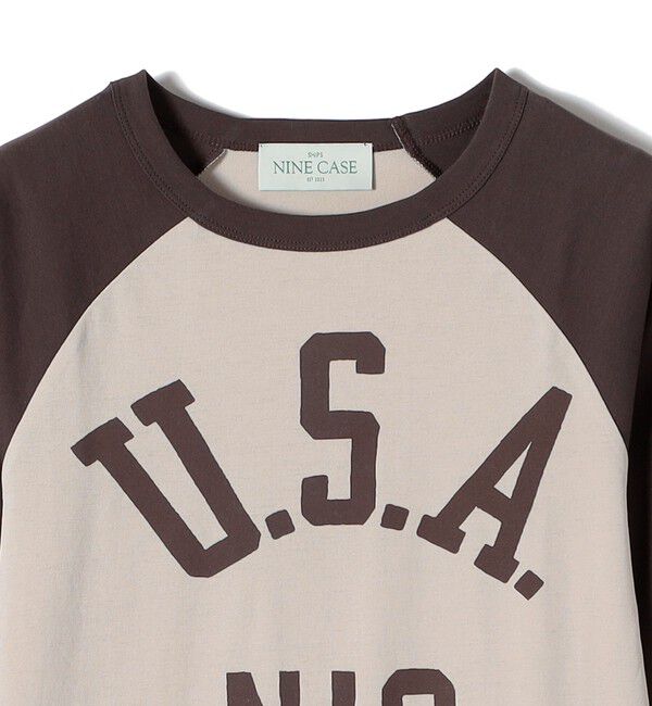 SHIPS for women「NINE CASE:〈手洗い可能〉シアー ラグラン TEE」|Tシャツ・カットソー|