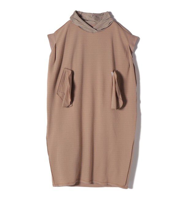 SHIPS Colors 「SHIPS Colors:〈手洗い可能〉異素材 フーディー ワンピース◇」|ワンピース|