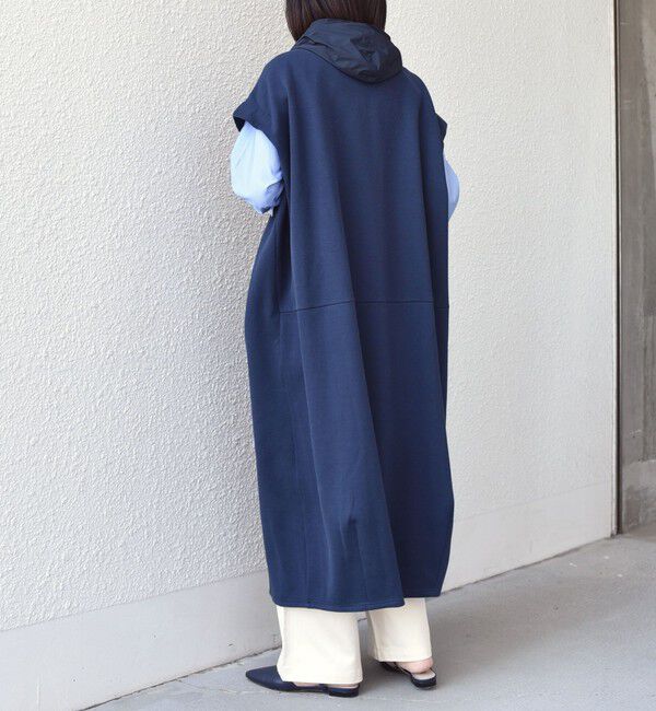 SHIPS Colors 「SHIPS Colors:〈手洗い可能〉異素材 フーディー ワンピース◇」|ワンピース|