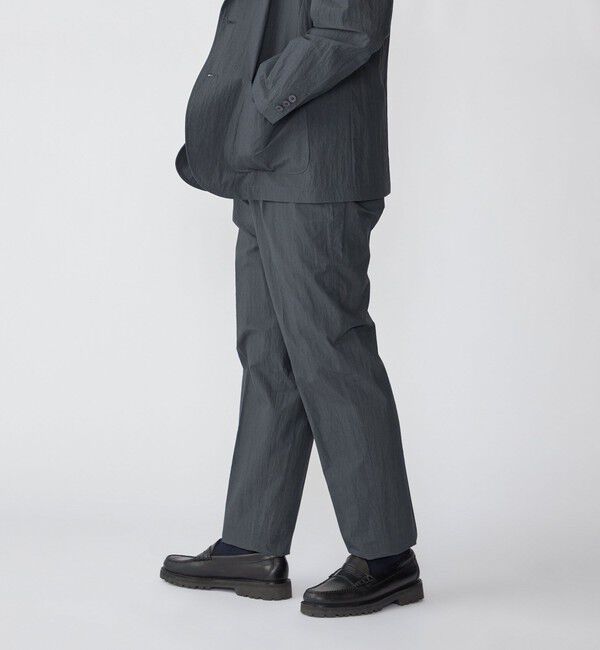 SHIPS「SHIPS:〈洗濯機可能〉CO+ 1プリーツ パンツ(セットアップ対応)」|スラックス|