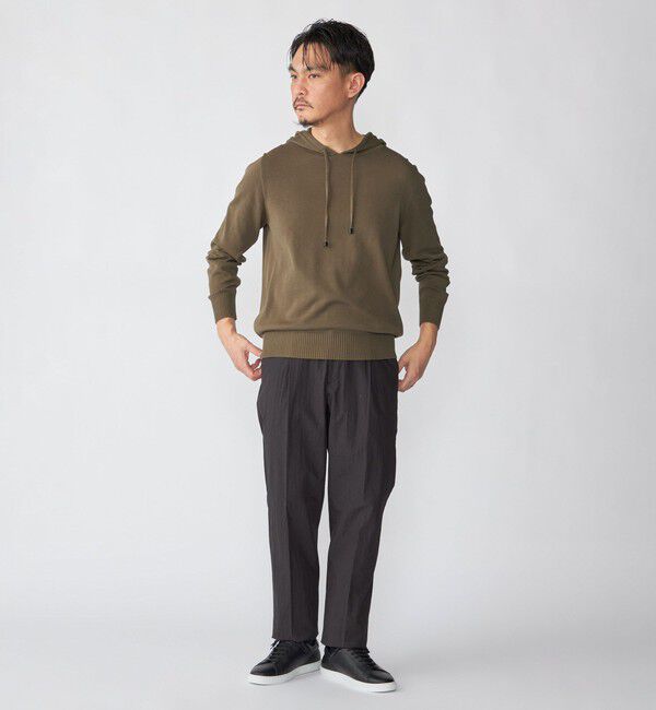 SHIPS「SHIPS:〈洗濯機可能〉CO+ 1プリーツ パンツ(セットアップ対応)」|スラックス|