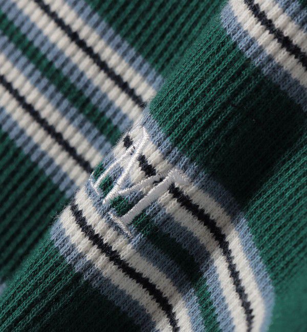 SHIPS any「PARROTT CANVAS:〈洗濯機可能〉マルチ ボーダー ロングスリーブ ポロ シャツ」|ポロシャツ|