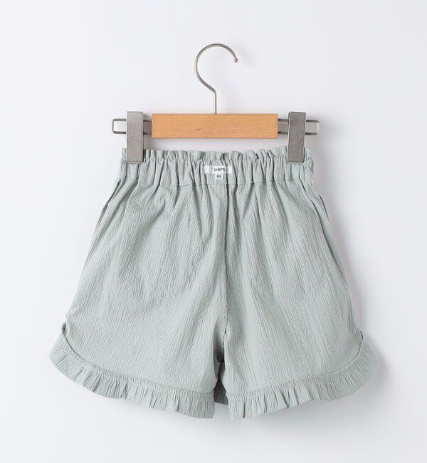 SHIPS KIDS「SHIPS KIDS:100～130cm / 〈接触冷感〉ドライタッチ フリル ショート パンツ」|その他|