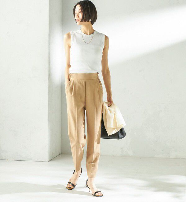 SHIPS for women「〈洗濯機可能〉コットン ベア テレコ リブ タンクトップ」|タンクトップ|