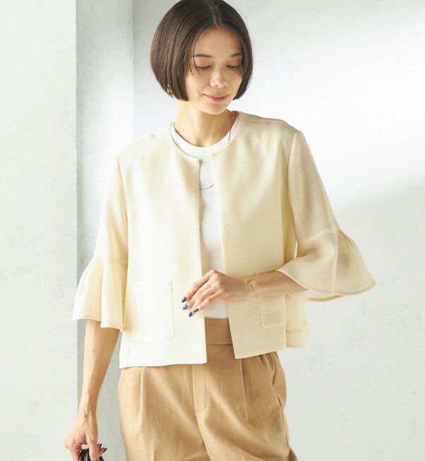 SHIPS for women「〈洗濯機可能〉コットン ベア テレコ リブ タンクトップ」|タンクトップ|