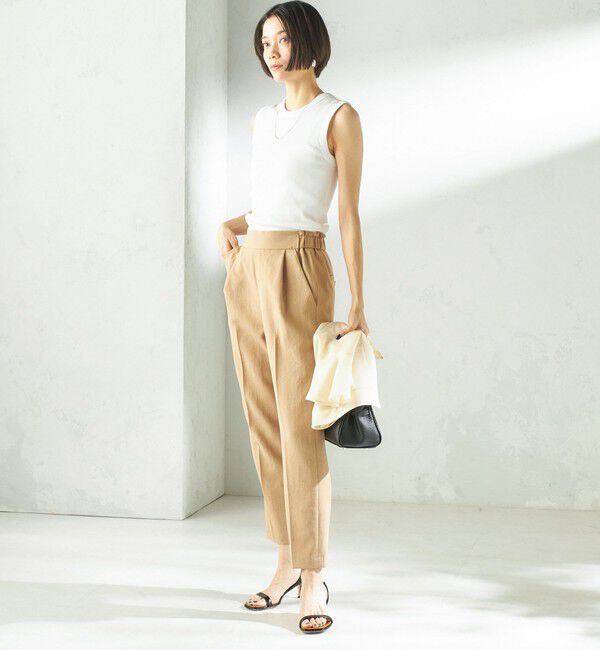 SHIPS for women「〈洗濯機可能〉コットン ベア テレコ リブ タンクトップ」|タンクトップ|