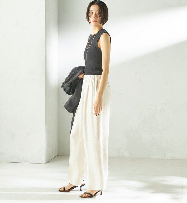 SHIPS for women「〈洗濯機可能〉コットン ベア テレコ リブ タンクトップ」|タンクトップ|