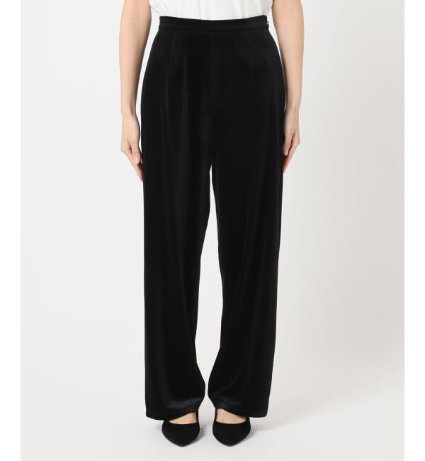 OUTDOOR PRODUCTS Usual Things「ベロアフレアパンツ」|スラックス|