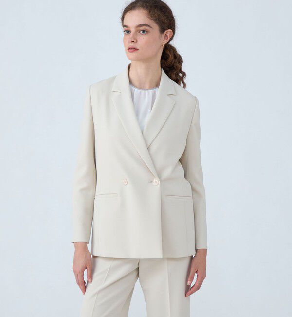 Ballsey「ドライダブルクロス ダブルブレストジャケット」|テーラードジャケット|