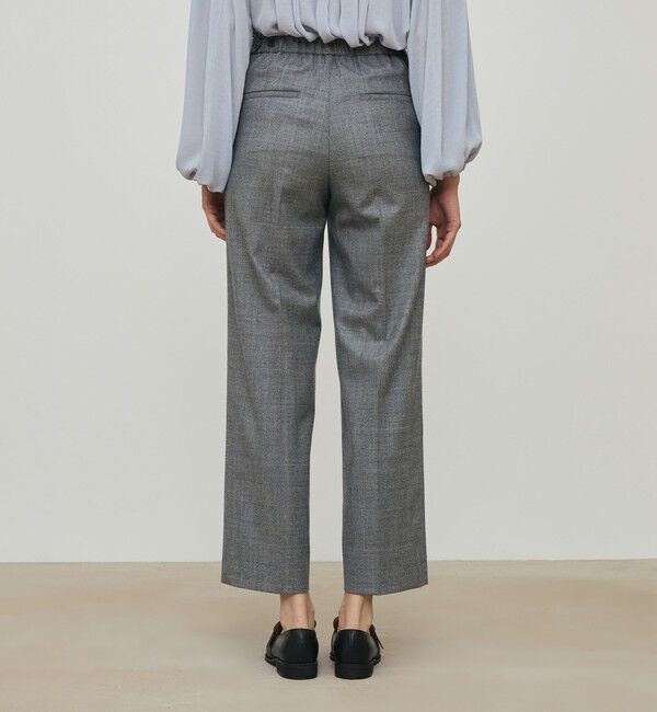 DES PRES「フランネルウールストレッチ セミワイドパンツ」|スラックス|