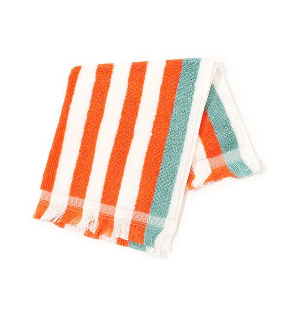 TOMORROWLAND HOME「コットンストライプハンドタオル」|タオル|