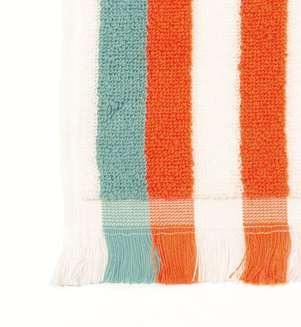 TOMORROWLAND HOME「コットンストライプハンドタオル」|タオル|