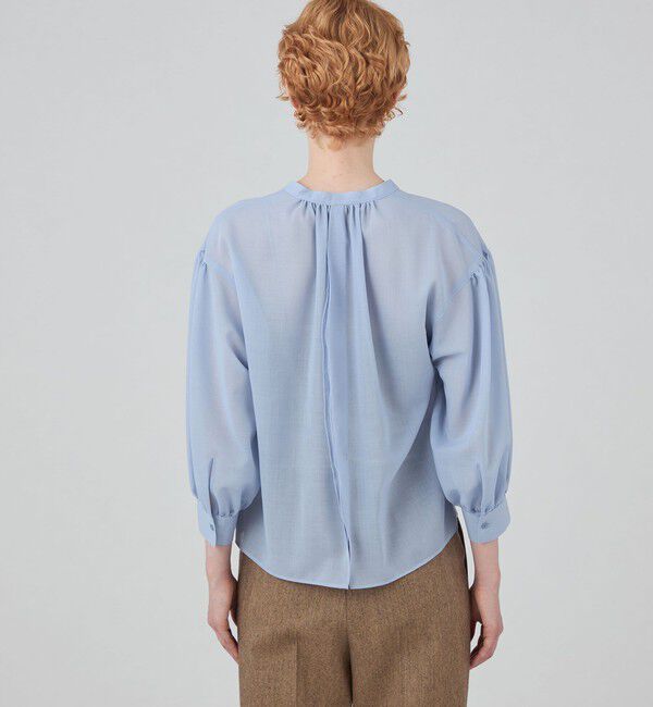 MACPHEE「ポリステルウールボイル ボウタイブラウス」|シャツ・ブラウス|
