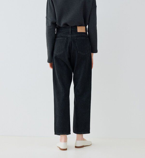 GALERIE VIE「ブラックデニム ストレートパンツ」|デニム|