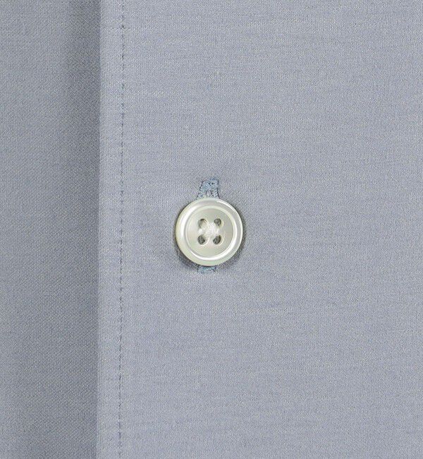 TOMORROWLAND MENS「ポリエステルコットンジャージー ループボタンダウンシャツ」|シャツ・ブラウス|