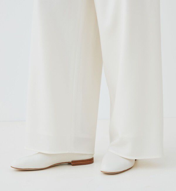 GALERIE VIE「ウォッシャブルギャバジン イージーセミワイドパンツ」|その他|