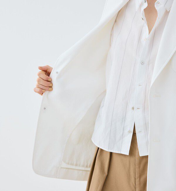 GALERIE VIE「ノンマーセライズドコットン テーラードジャケット」|テーラードジャケット|