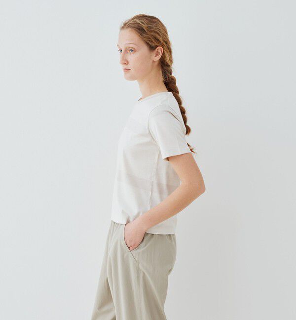 GALERIE VIE「ファインコットン クルーネックTシャツ」|Tシャツ・カットソー|