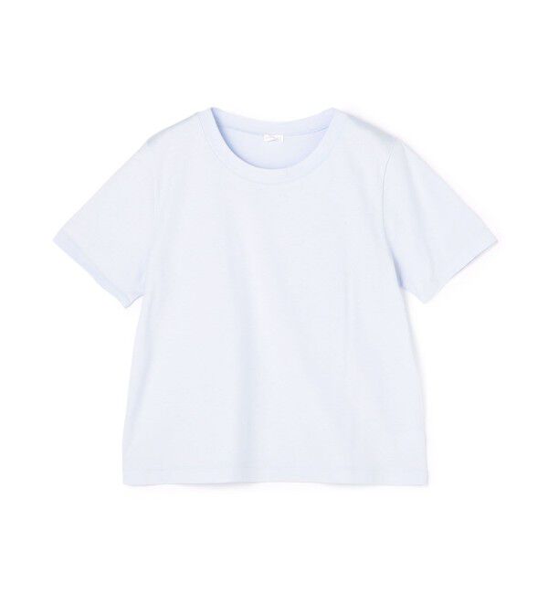 GALERIE VIE「ファインコットン クルーネックTシャツ」|Tシャツ・カットソー|63 ライトブルー