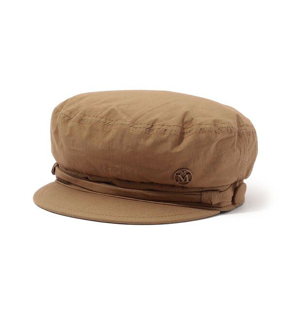 TOMORROWLAND GOODS「MAISON MICHEL New Abby Cap」|キャップ・キャスケット|45 キャメル