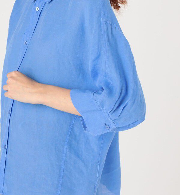 MACPHEE「リネンラミーソリッド ドルマンスリーブシャツ」|シャツ・ブラウス|