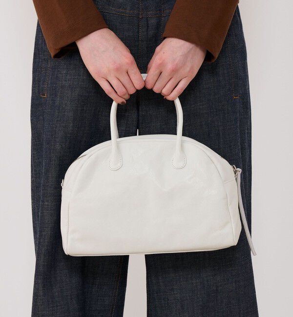 TOMORROWLAND GOODS「les basiques ハーフラウンドバッグ」|ハンドバッグ|