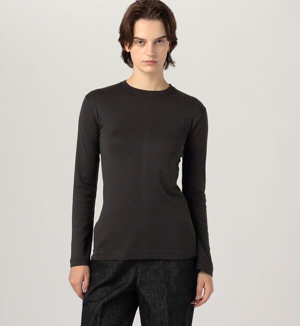 BACCA「シーアイランドコットン ベーシックロングカットソー」|Tシャツ・カットソー|