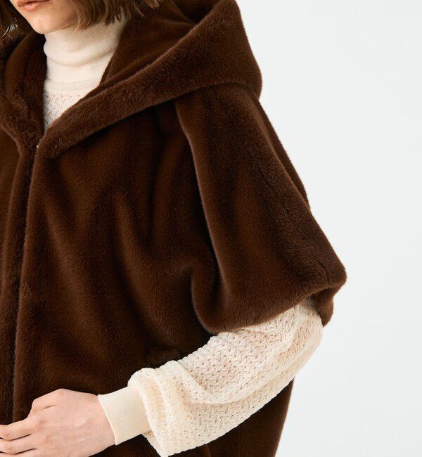 Ballsey「スムースファー フーディーポンチョ」|その他|