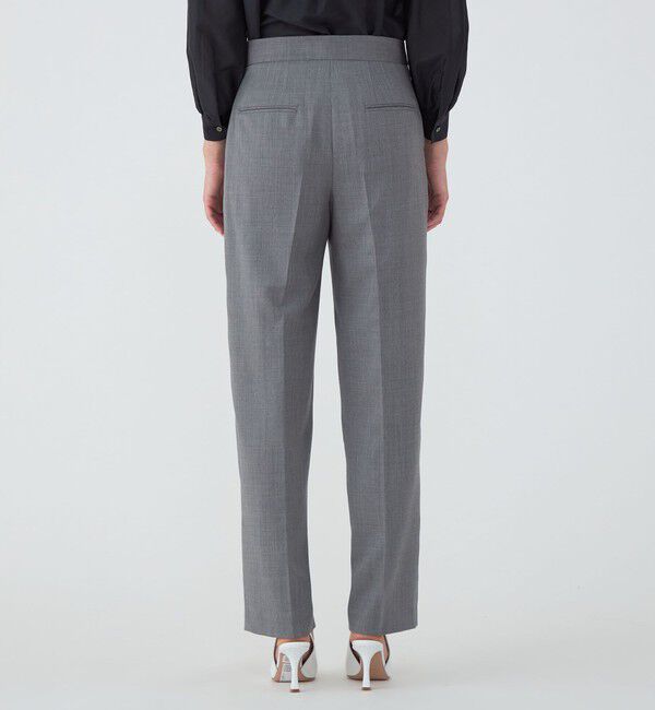 TOMORROWLAND collection「ZELANDER GRAY ストレートパンツ」|スラックス|