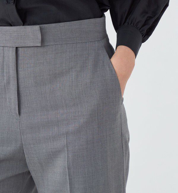 TOMORROWLAND collection「ZELANDER GRAY ストレートパンツ」|スラックス|