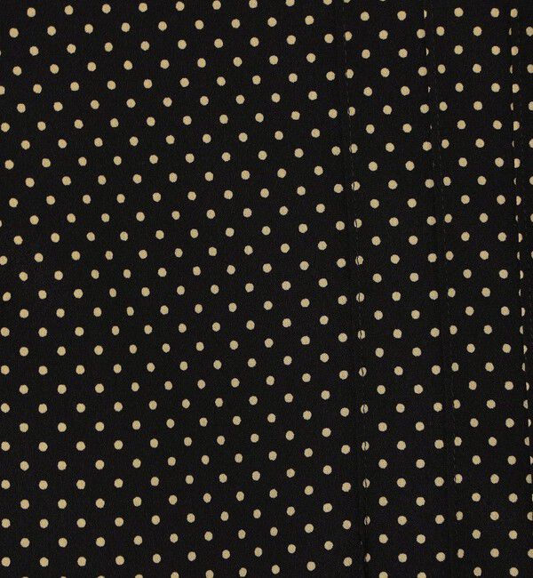 Ballsey「ミニドットプリント スリムボウタイブラウス」|シャツ・ブラウス|