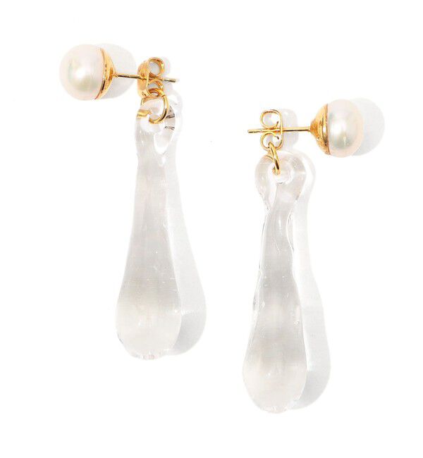 TOMORROWLAND GOODS「LEVENS JEWELS Pearl&Tear ピアス」|ピアス|01 その他
