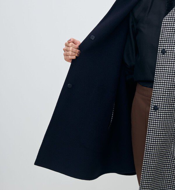 TOMORROWLAND collection「スーパーダブルフェイス リバーシブルマントコート」|ポンチョ・ケープ|